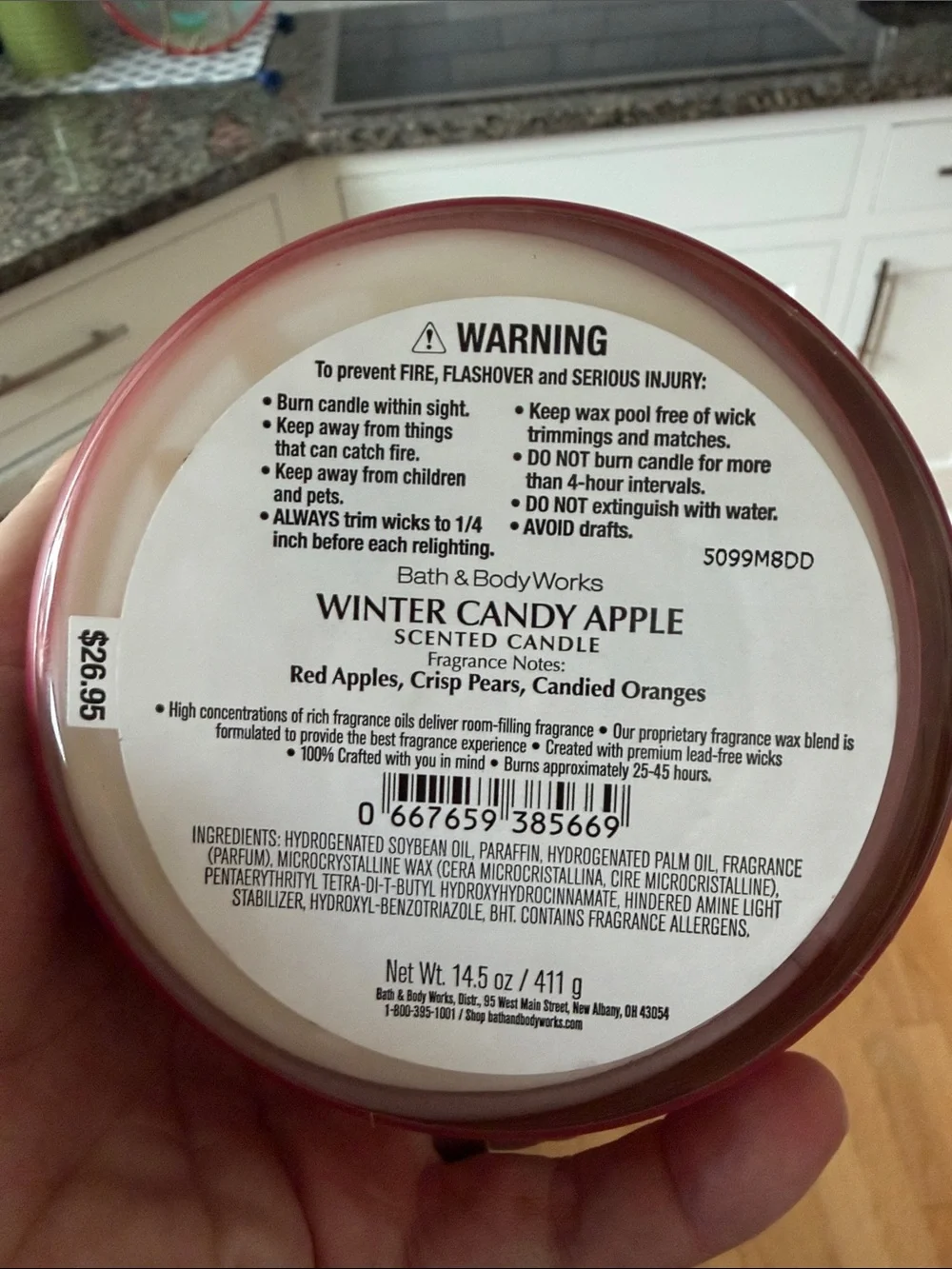 Winter Candy Apple NWT